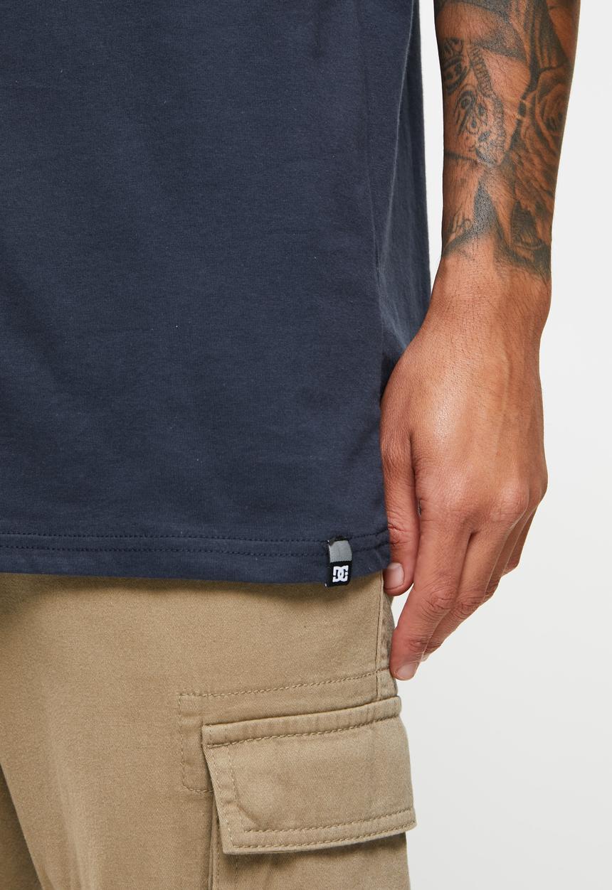 DC - Outline ss tee  - navy