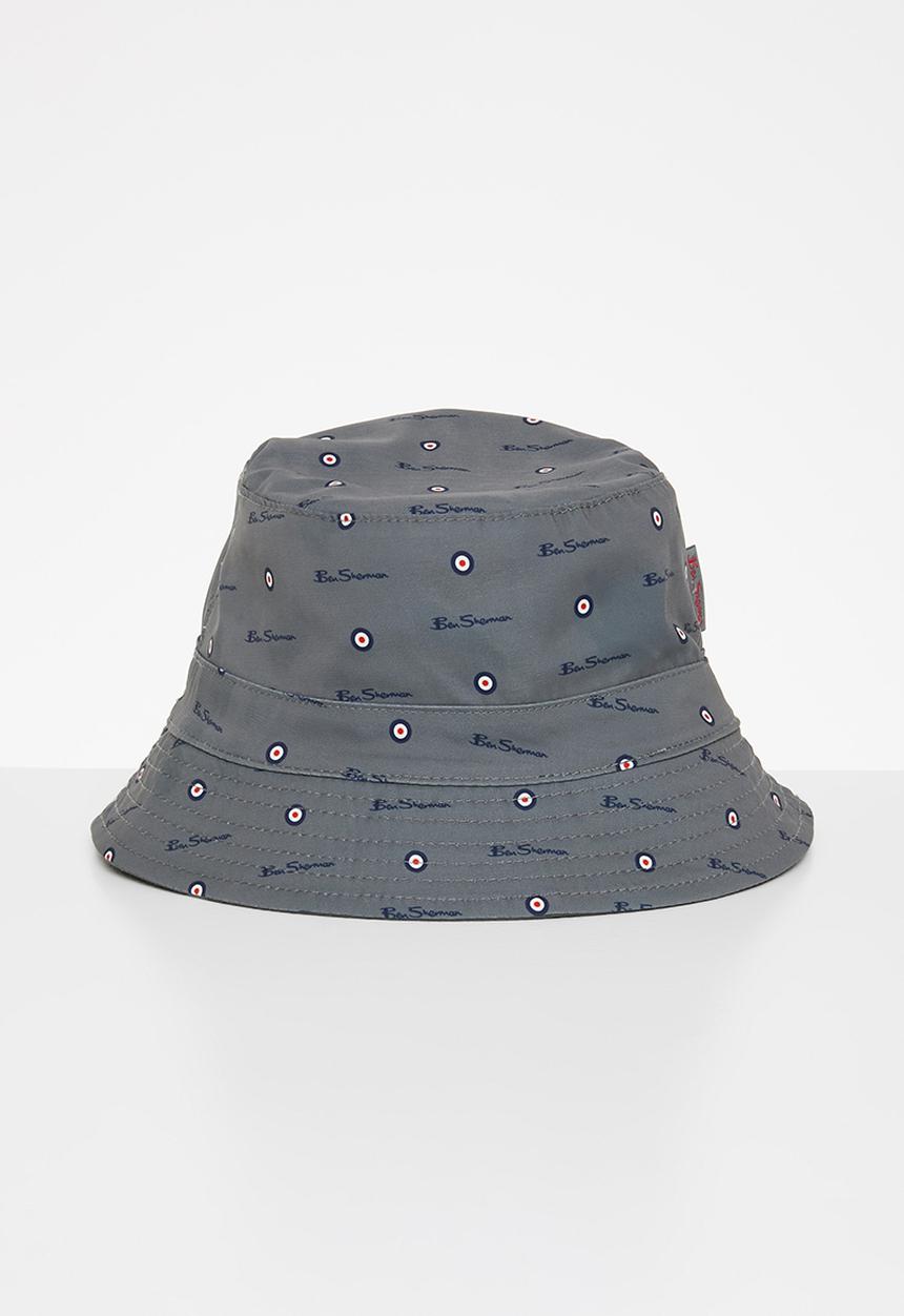 Ben Sherman - Rever bucket hat - gunmetal