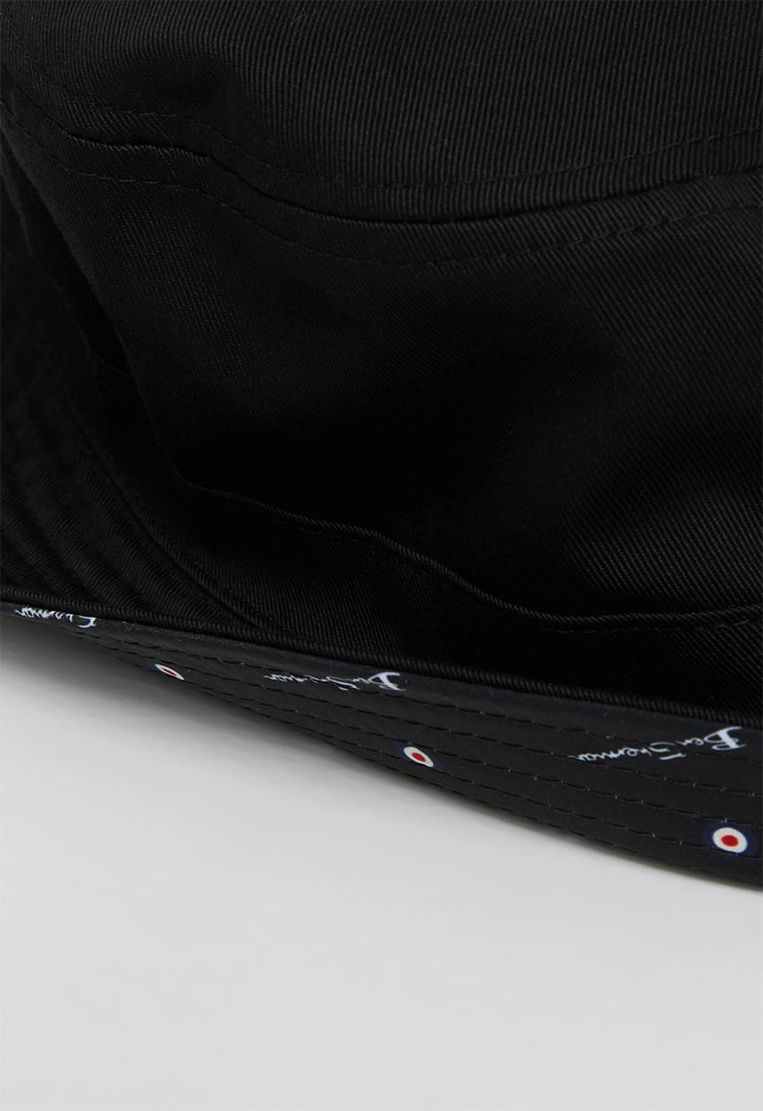 Ben Sherman - Rever bucket hat - black