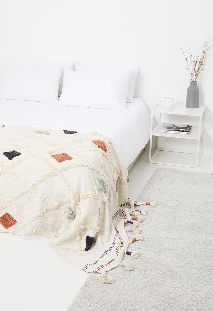 Sixth Floor - Cleo tufted throw - multi