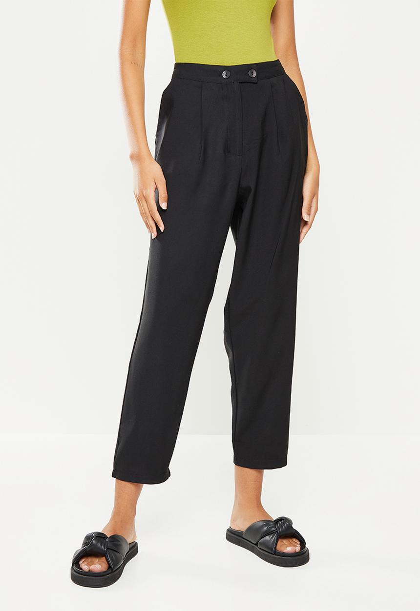 Me&B - Tapered leg pant - black