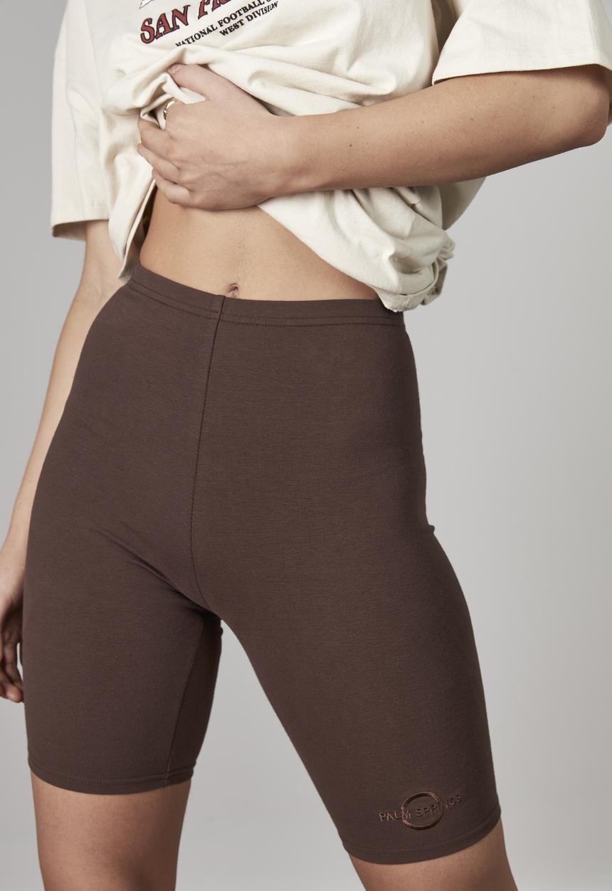 Factorie - Graphic bike short - bitter choc