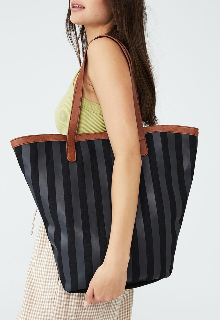 Rubi - Premium tote - black stripe