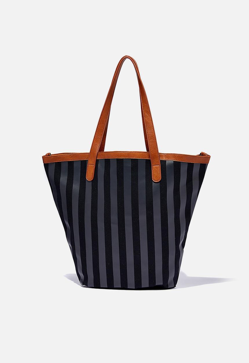 Rubi - Premium tote - black stripe