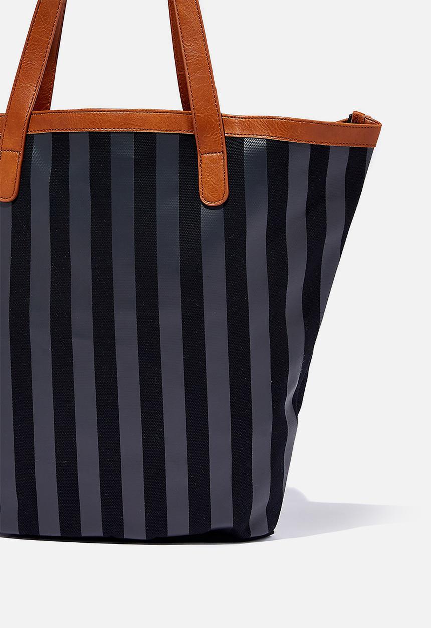 Rubi - Premium tote - black stripe