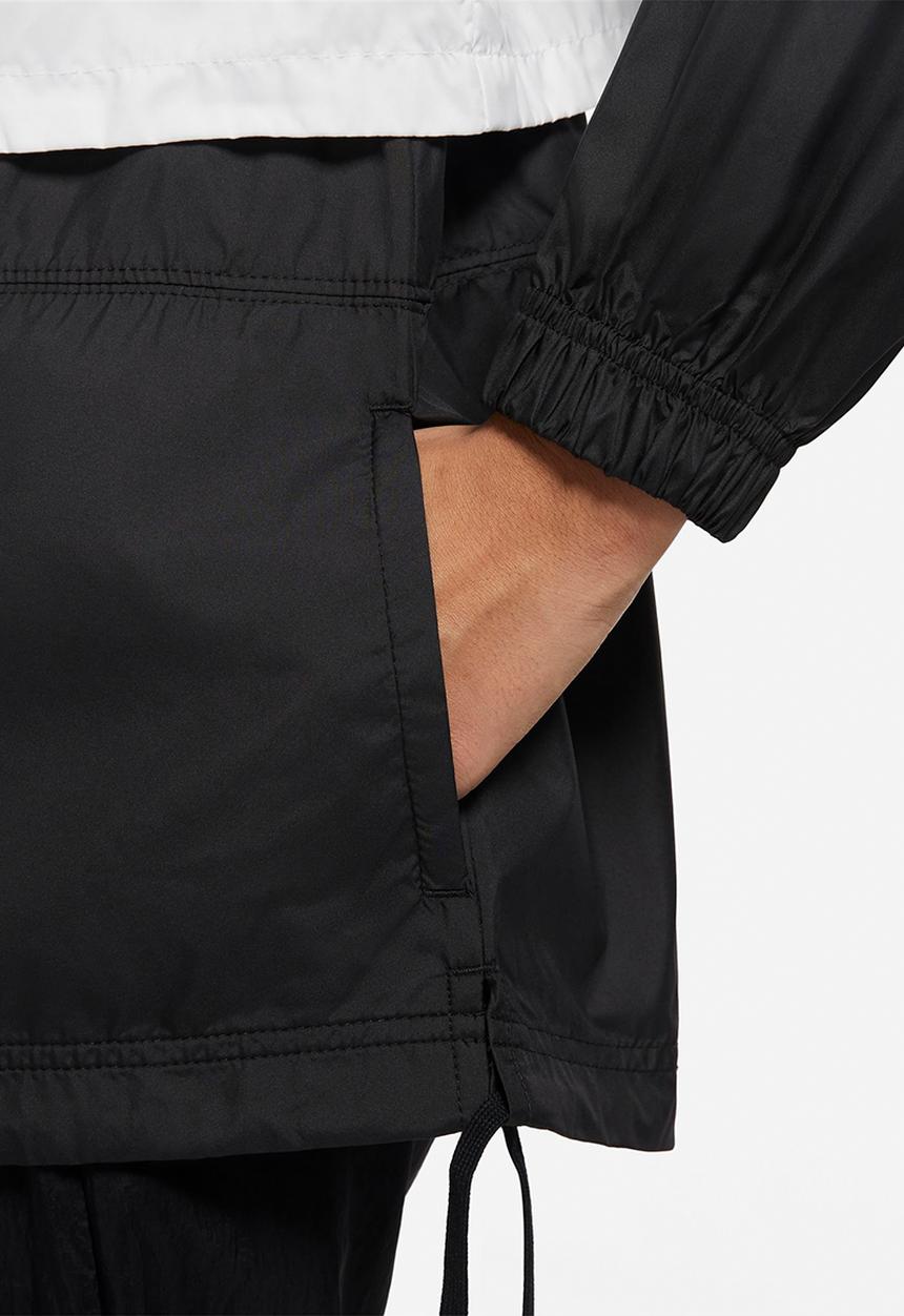 Nike - W nsw rpl essntl wvn jkt - white & black