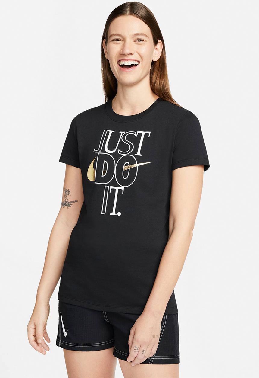 Nike - W nsw tee shine jdi - black