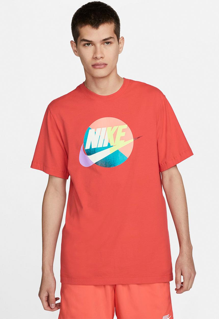 Nike - NSW FUTURA GRAPHIC LOGO T-SHIRT - lobster