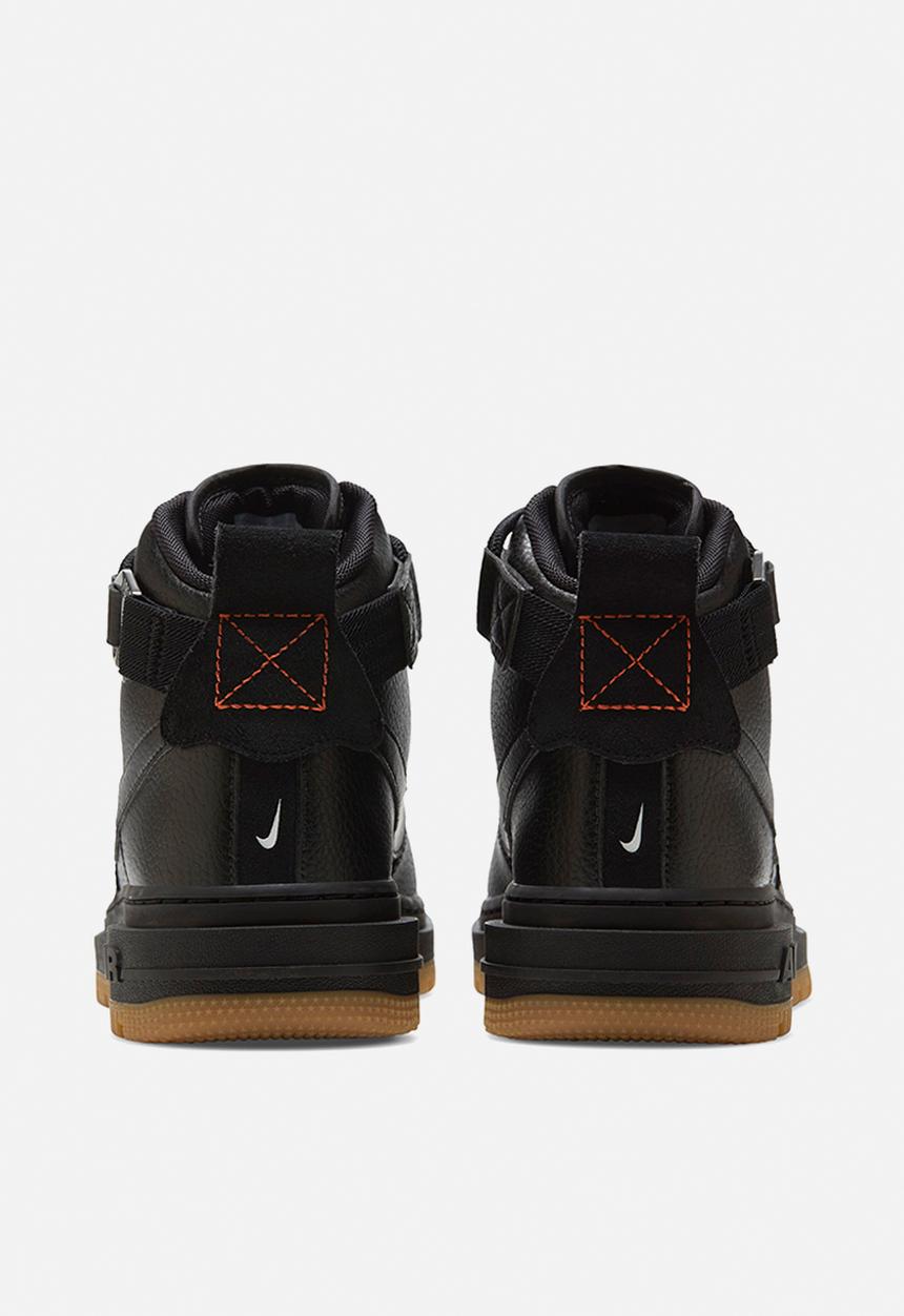 Nike - Air force 1 high utility 2.0 - black/summit white-orange-gum med brown
