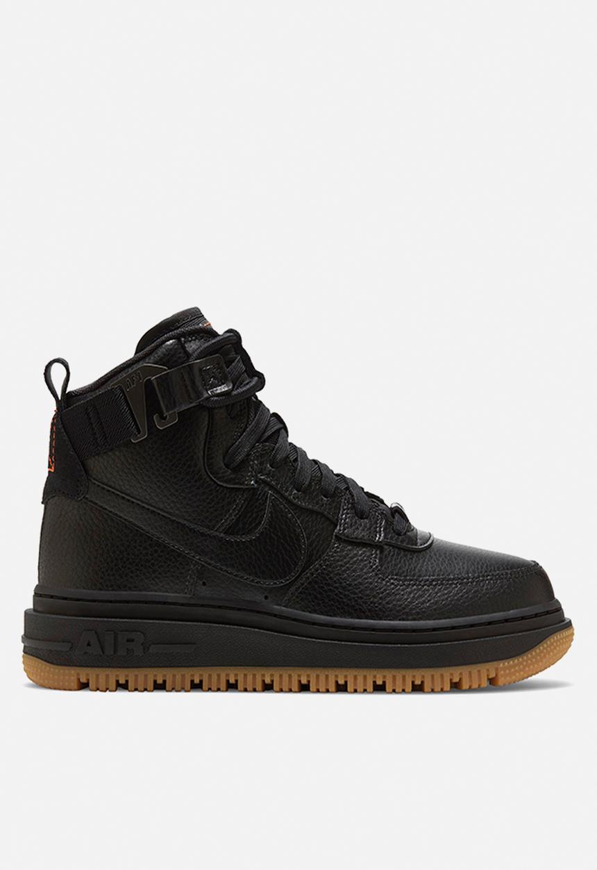 Nike - Air force 1 high utility 2.0 - black/summit white-orange-gum med brown
