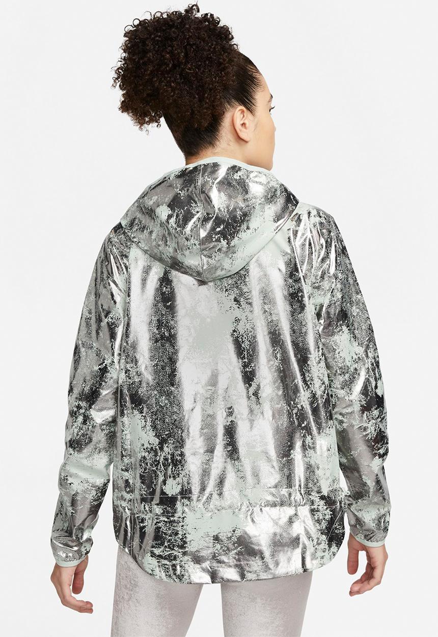 Nike - W nk air jacket pr - green & silver