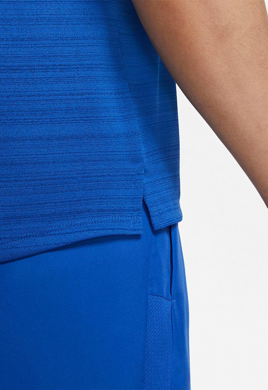 Nike - Dri-FIT Miler Royal Blue Running Tee - blue
