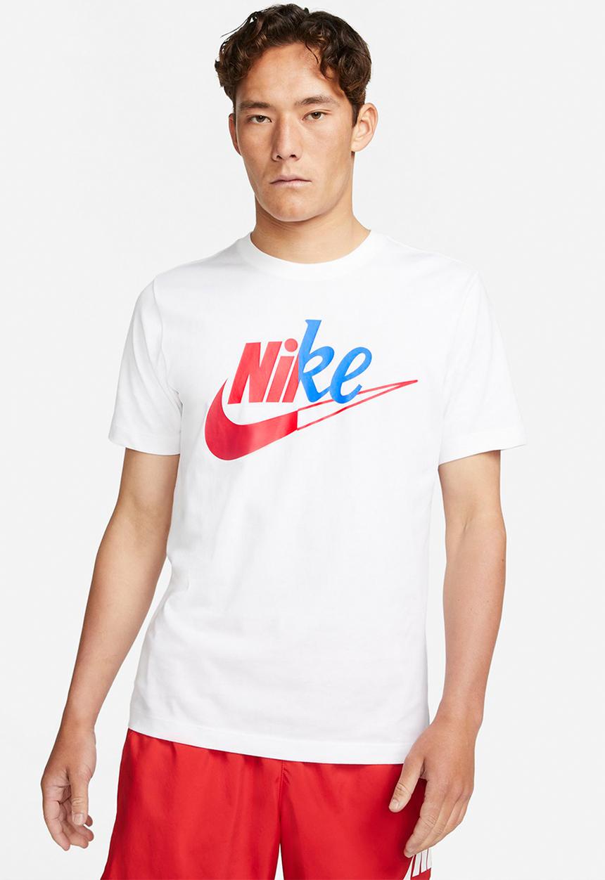 Nike - NSW LOGO SPLICE T-SHIRT - - white