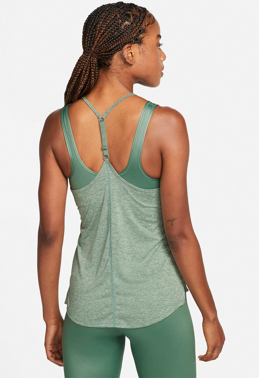 Nike - W Nike one df elastika std tank - green