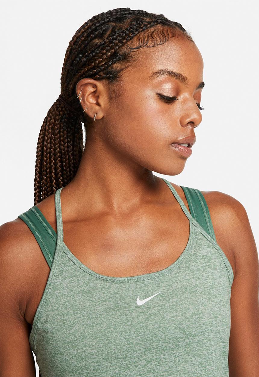 Nike - W Nike one df elastika std tank - green