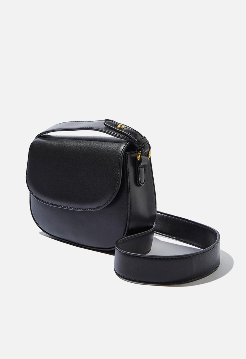 Rubi - Saddle cross body bag - black