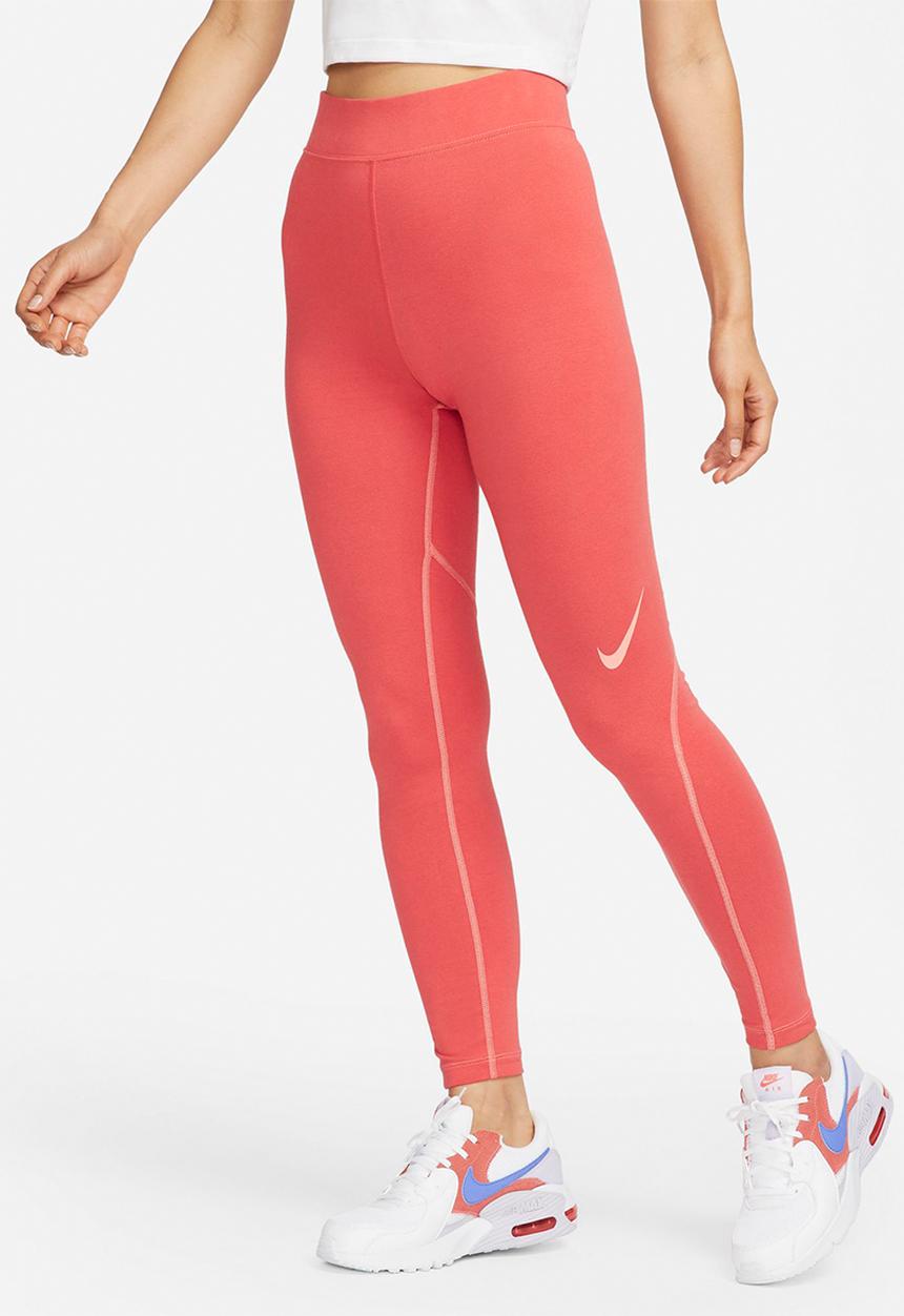 Nike - W nsw swsh gx high rise leggings - pink