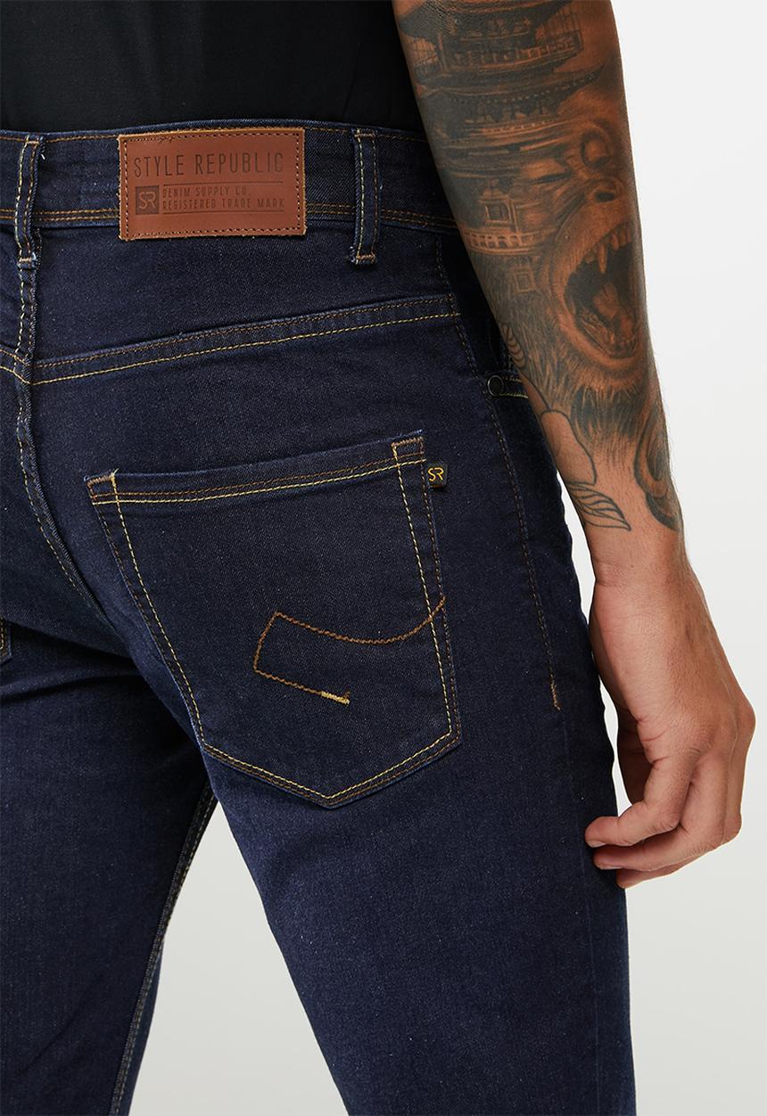 STYLE REPUBLIC - Finn skinny fit jeans - dark blue 