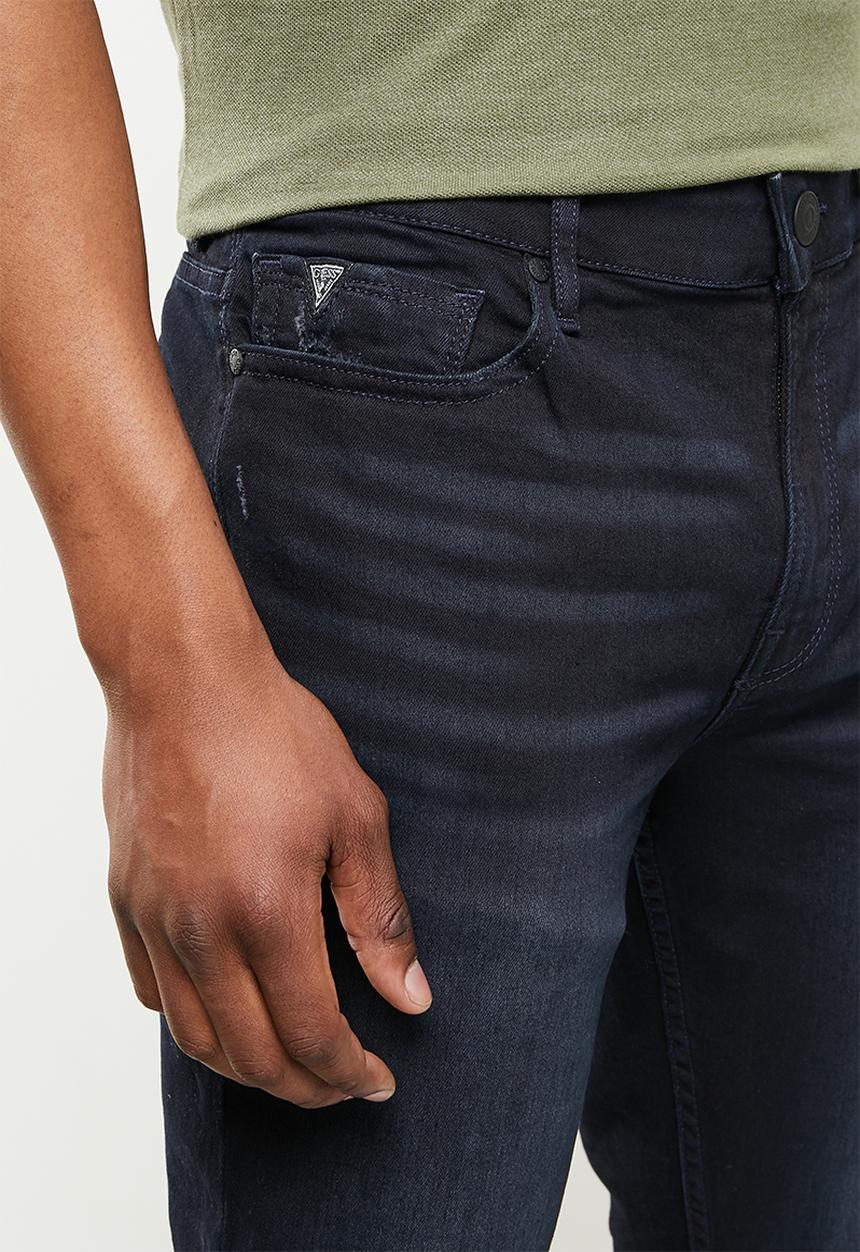 GUESS - Lanewood wash skinny jeans - black