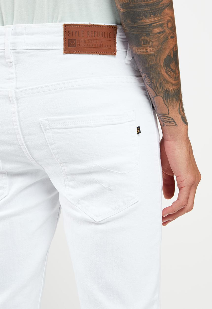 STYLE REPUBLIC - Noa supper skinny fit jeans - white