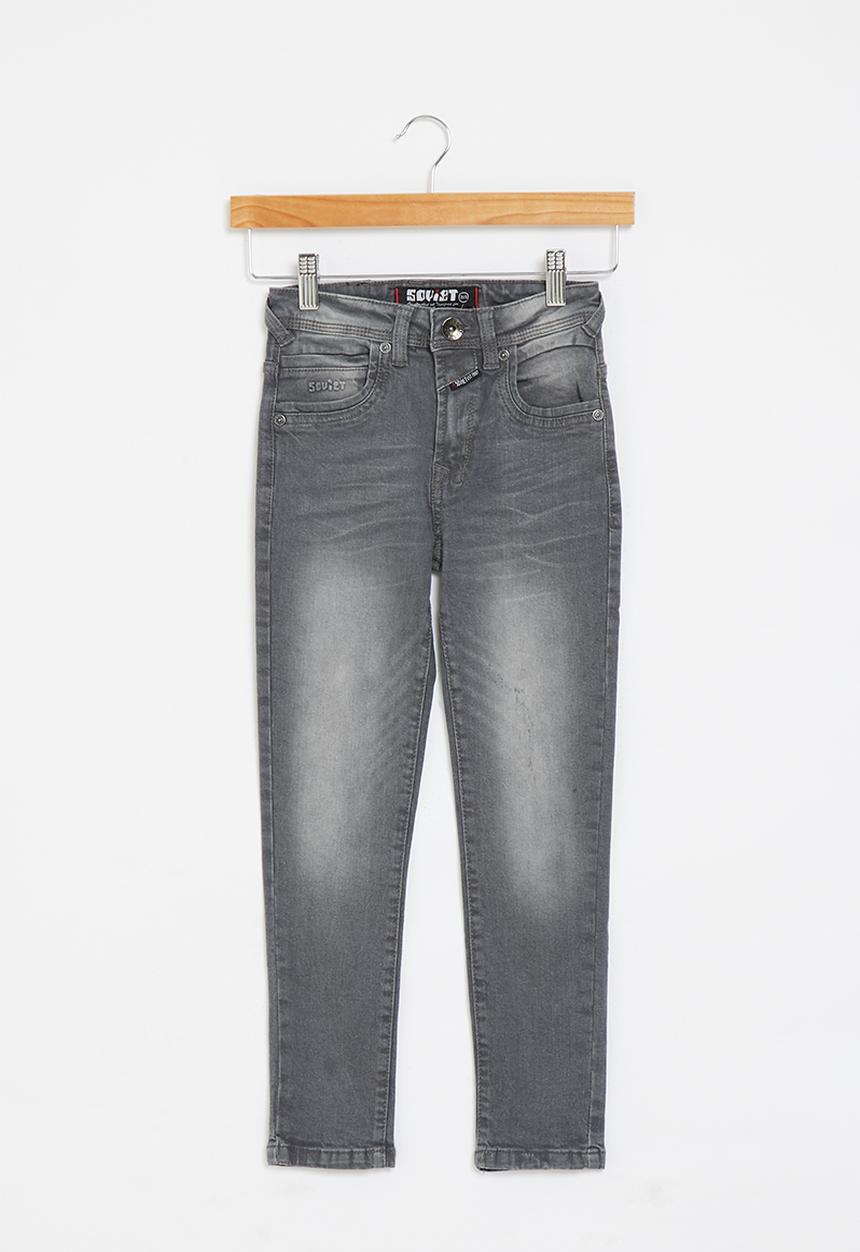 SOVIET - B florenzi boys skinny denim  - grey