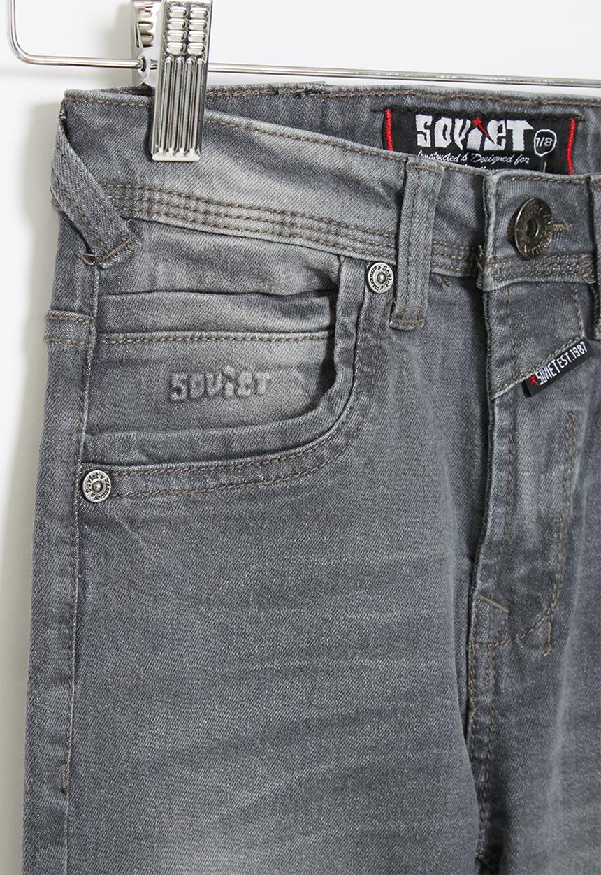 SOVIET - B florenzi boys skinny denim  - grey