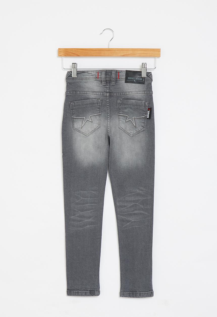 SOVIET - B florenzi boys skinny denim  - grey