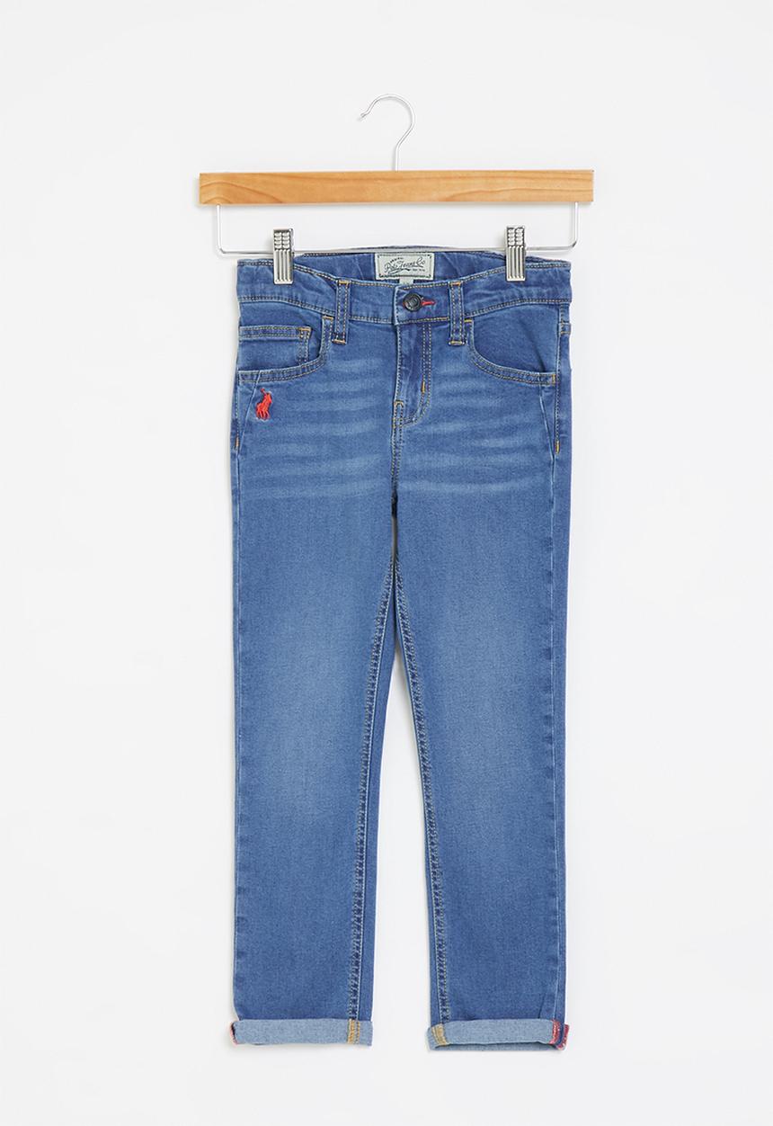 POLO - Boys pjc rowan slim fit jean - blue 