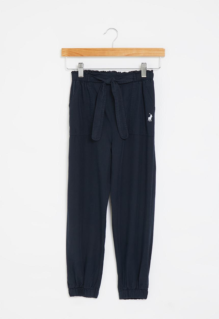 POLO - Girls chloe relaxed pant - navy