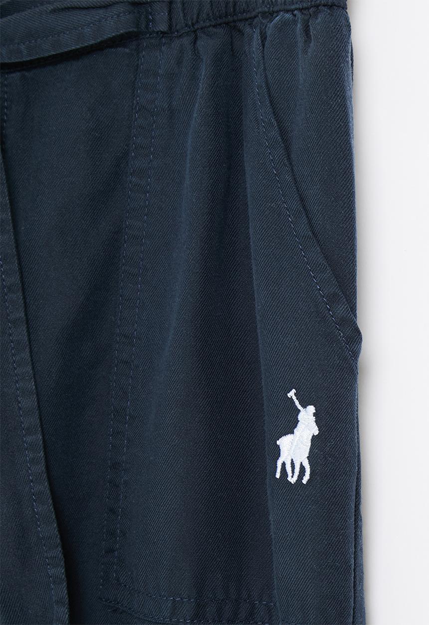 POLO - Girls chloe relaxed pant - navy