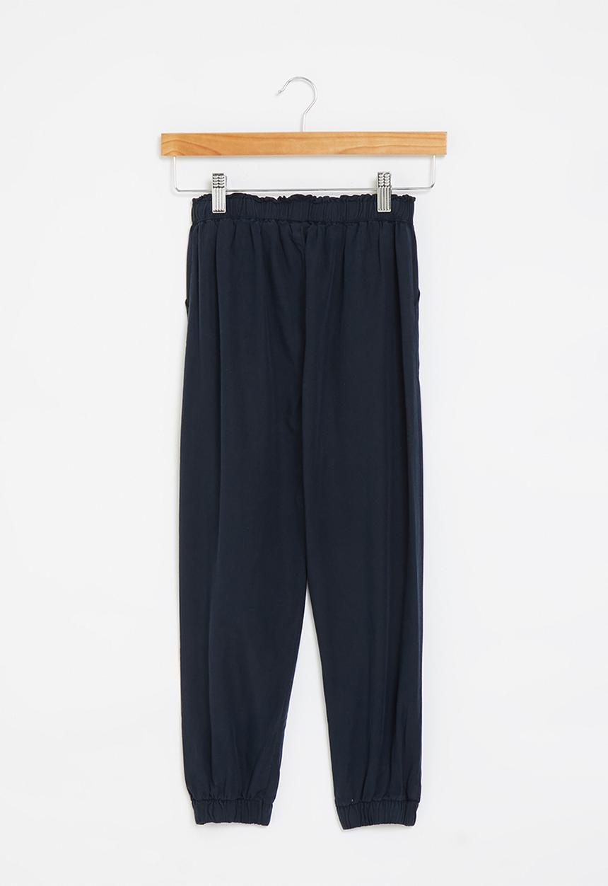 POLO - Girls chloe relaxed pant - navy