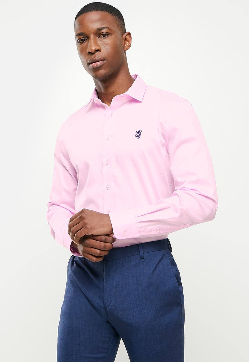 Pringle of Scotland - Core tailored long sleeve shirt - soft pink
