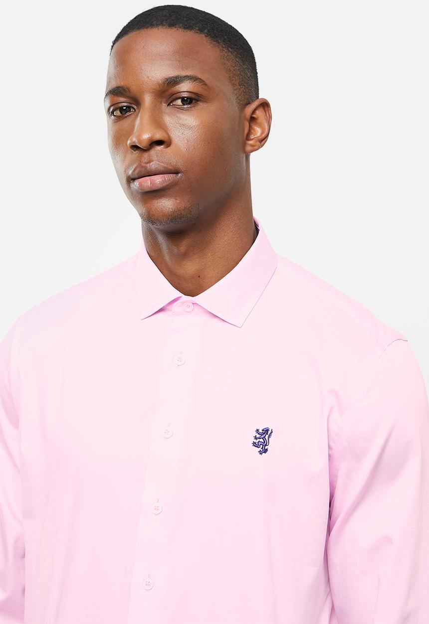 Pringle of Scotland - Core tailored long sleeve shirt - soft pink