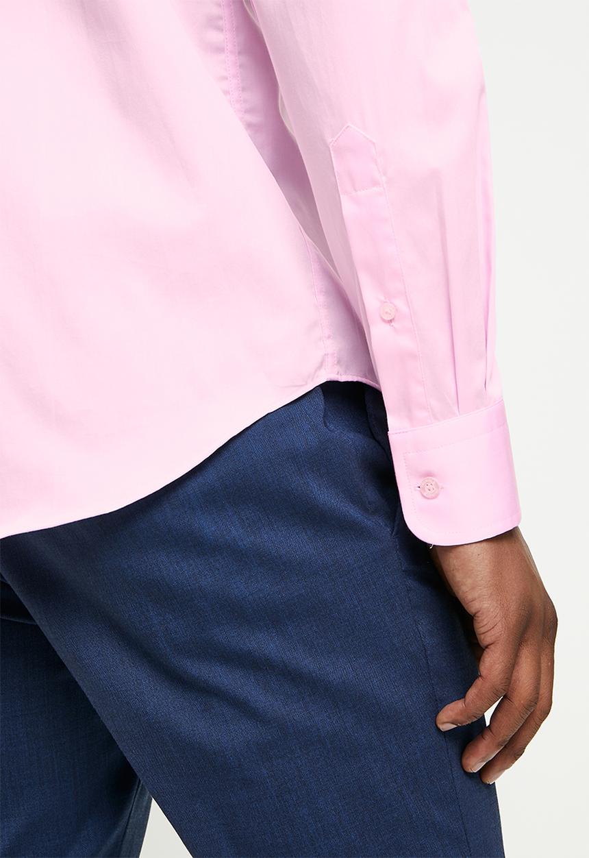 Pringle of Scotland - Core tailored long sleeve shirt - soft pink