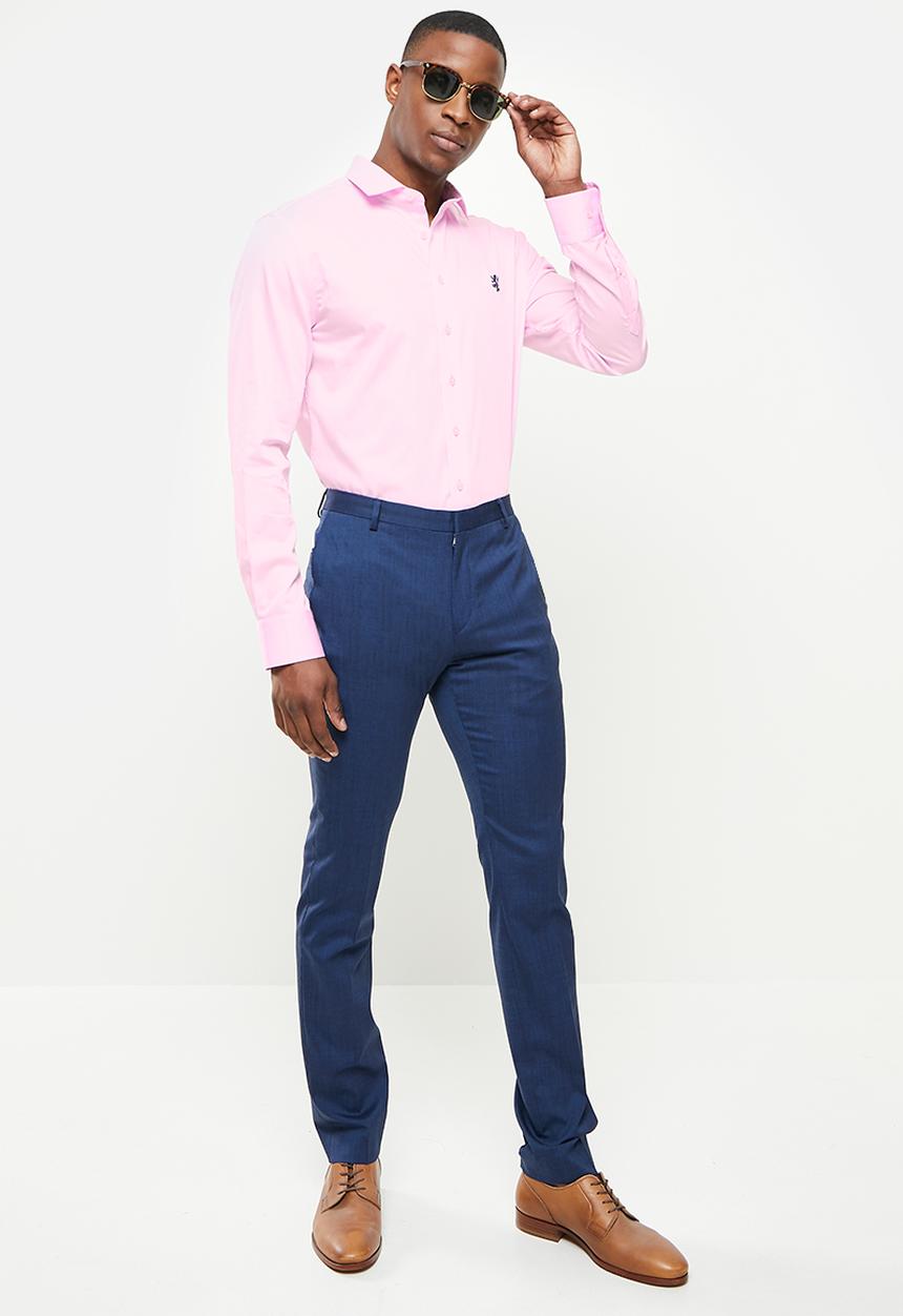 Pringle of Scotland - Core tailored long sleeve shirt - soft pink