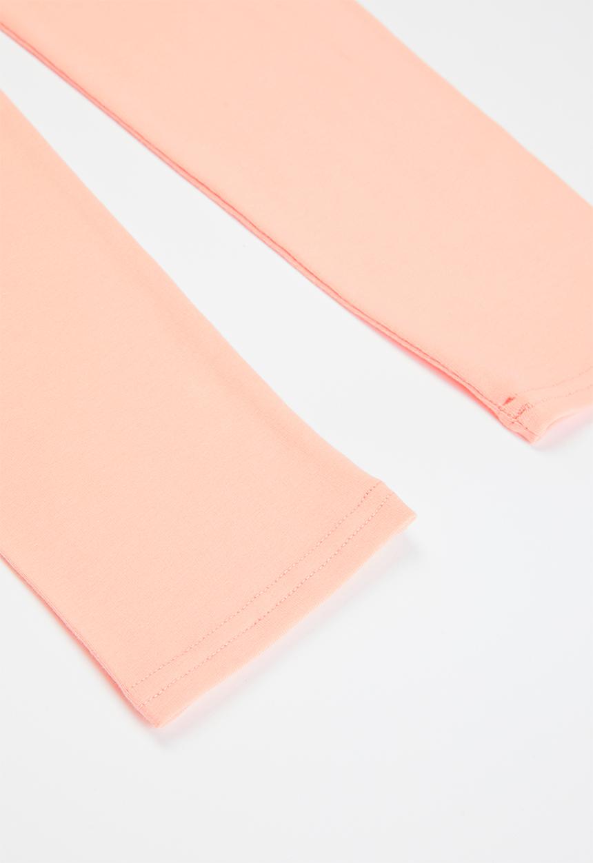 Pop Candy - Girls 2 pack leggings - grey & light pink