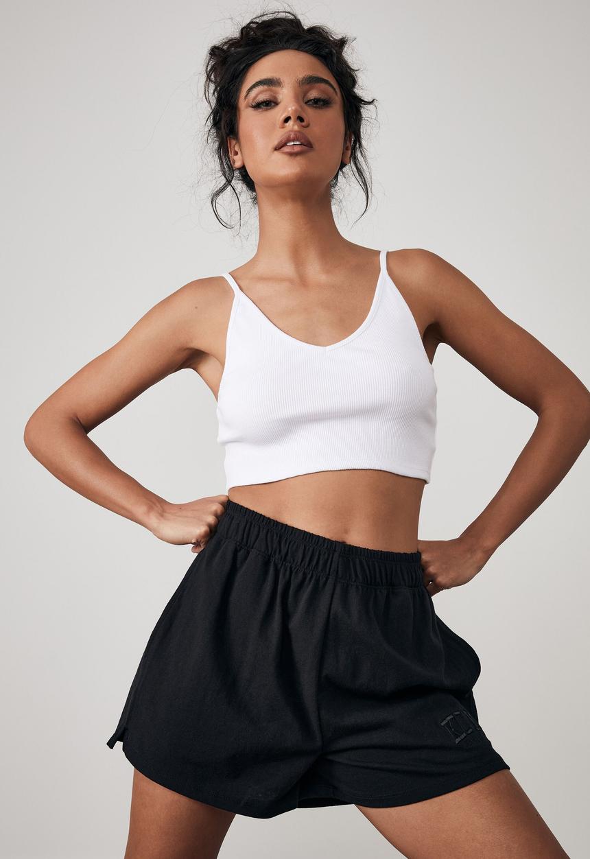 Factorie - Heavy weight jersey short - black