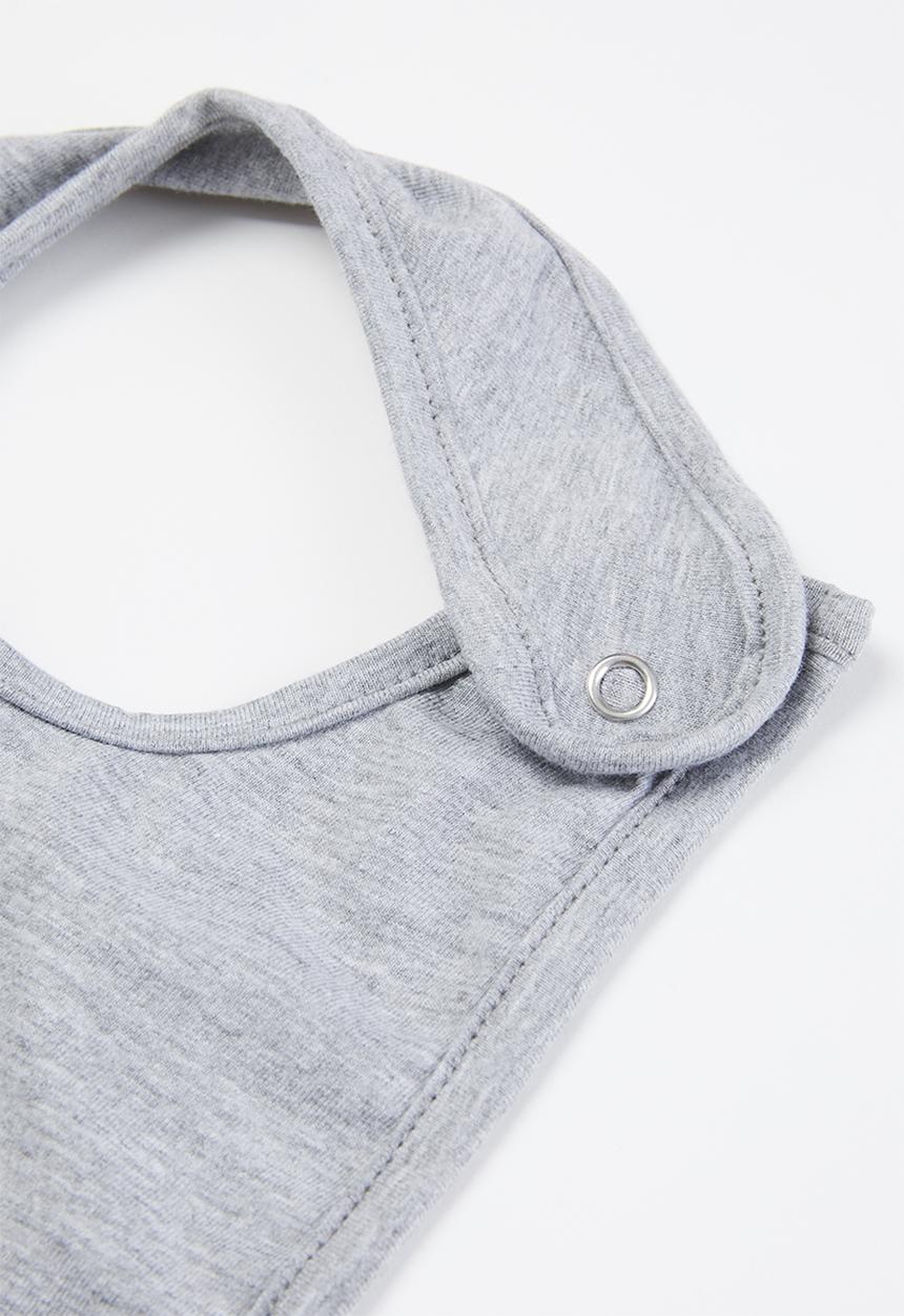 Sticky Fudge - Bib - grey
