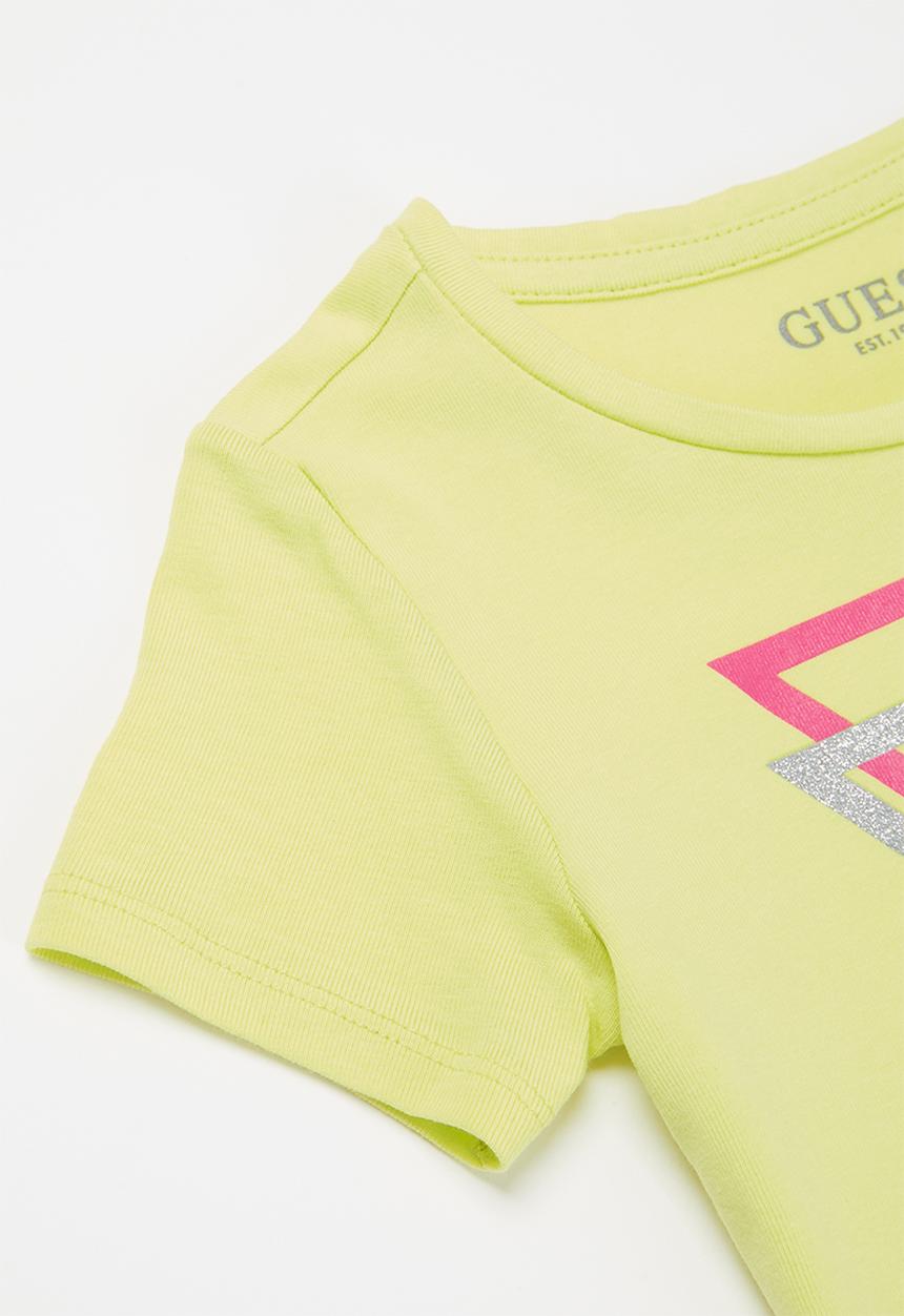 GUESS - Short sleeve tri tee - sunlight
