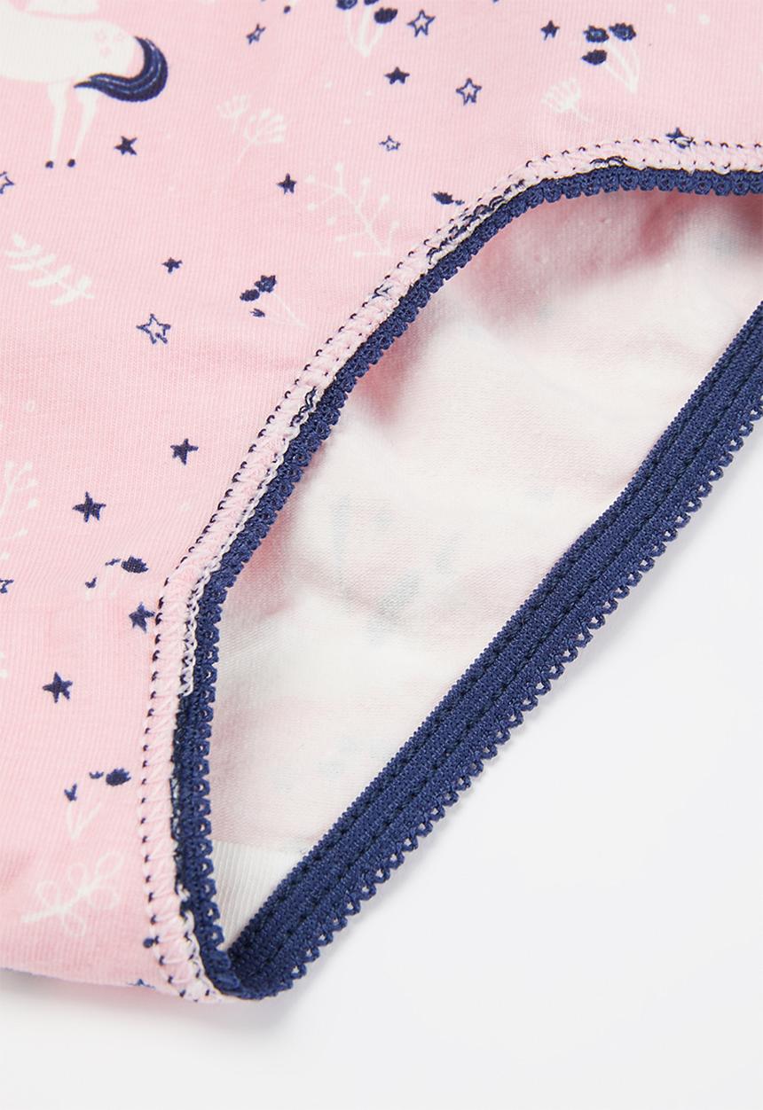 MINOTI - Girls v5 pk unicorn knicker - multi