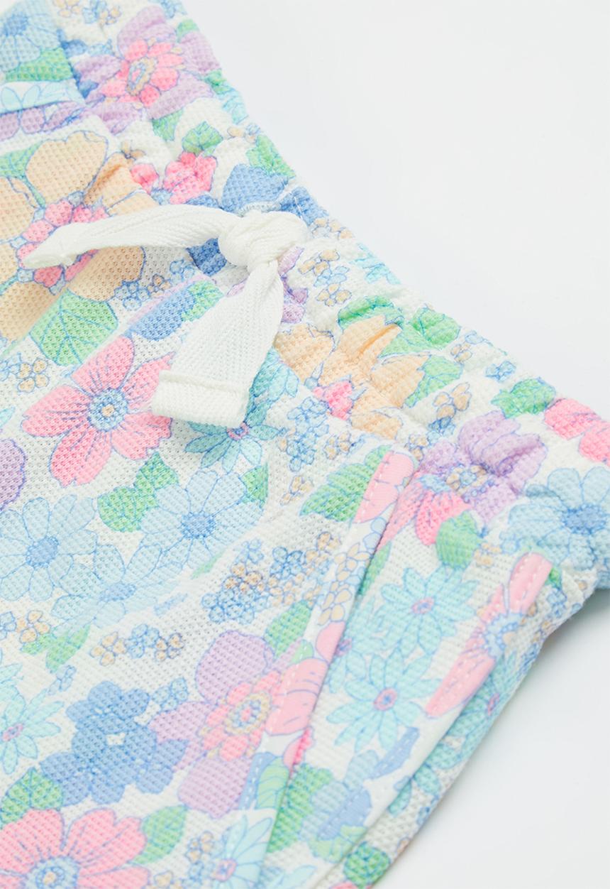 Cotton On - Nina knit short 2 pack multipack - bronte retro/tropical floral