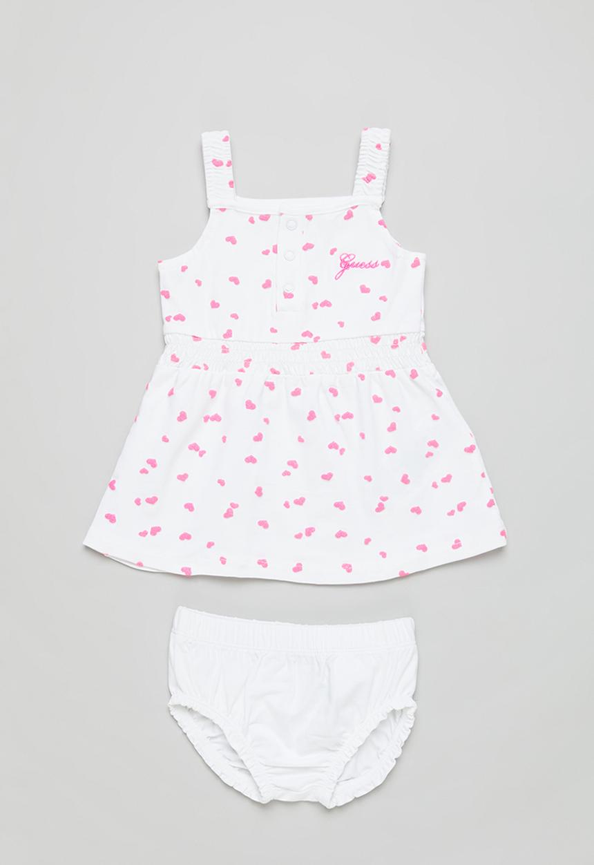 GUESS - Stretch jersey dress & pantie - white