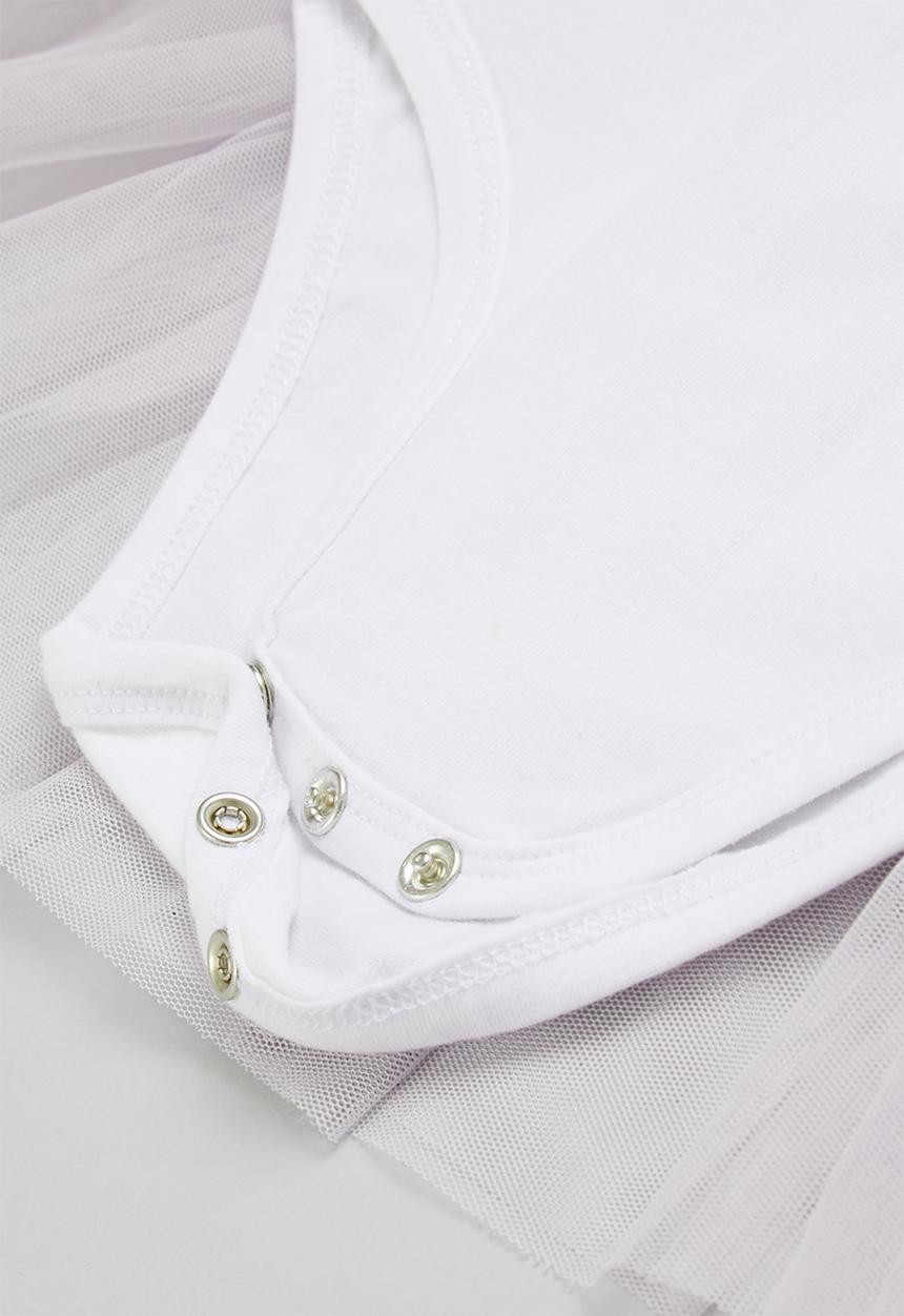GUESS - Bodysuit dress - white & purple