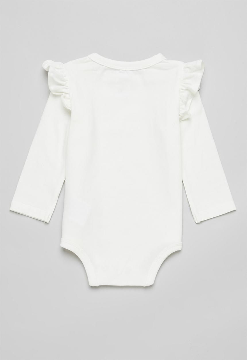 Cotton On - 3 pack long sleeve ruffle bubbysuit - vanilla/cali pink/crystal pink