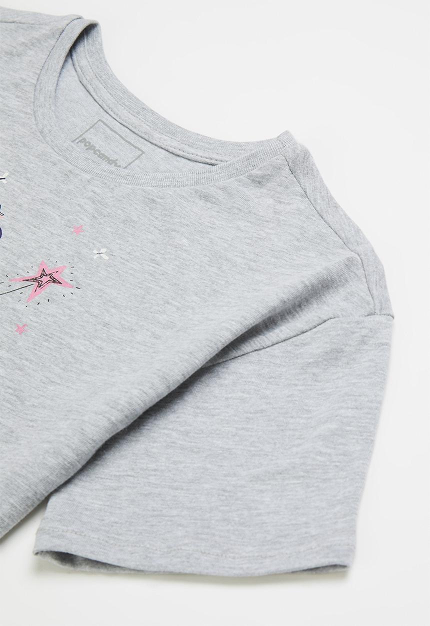 Pop Candy - Printed pj set -grey