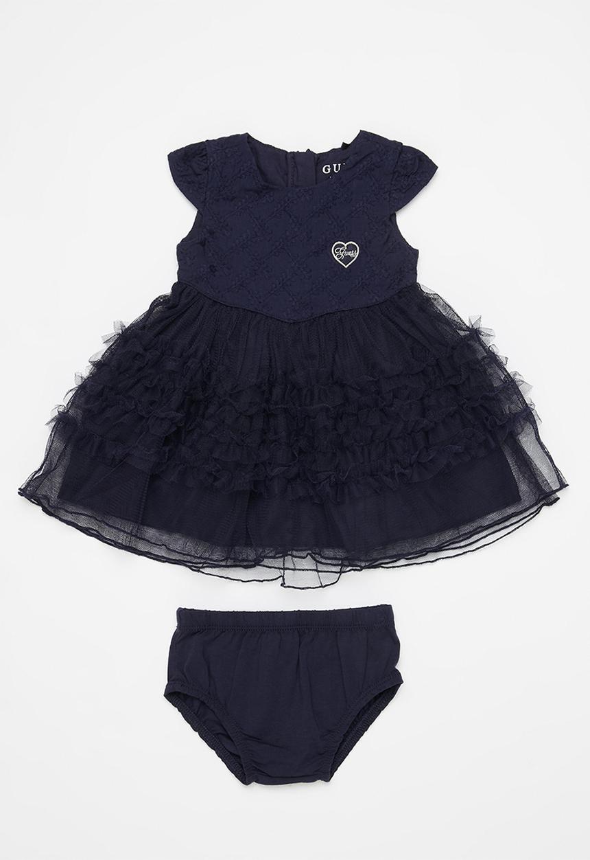GUESS - Lace dress - blue