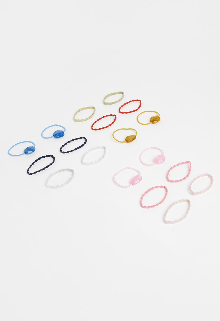 Cotton On - Hannah hair tie packs - multi