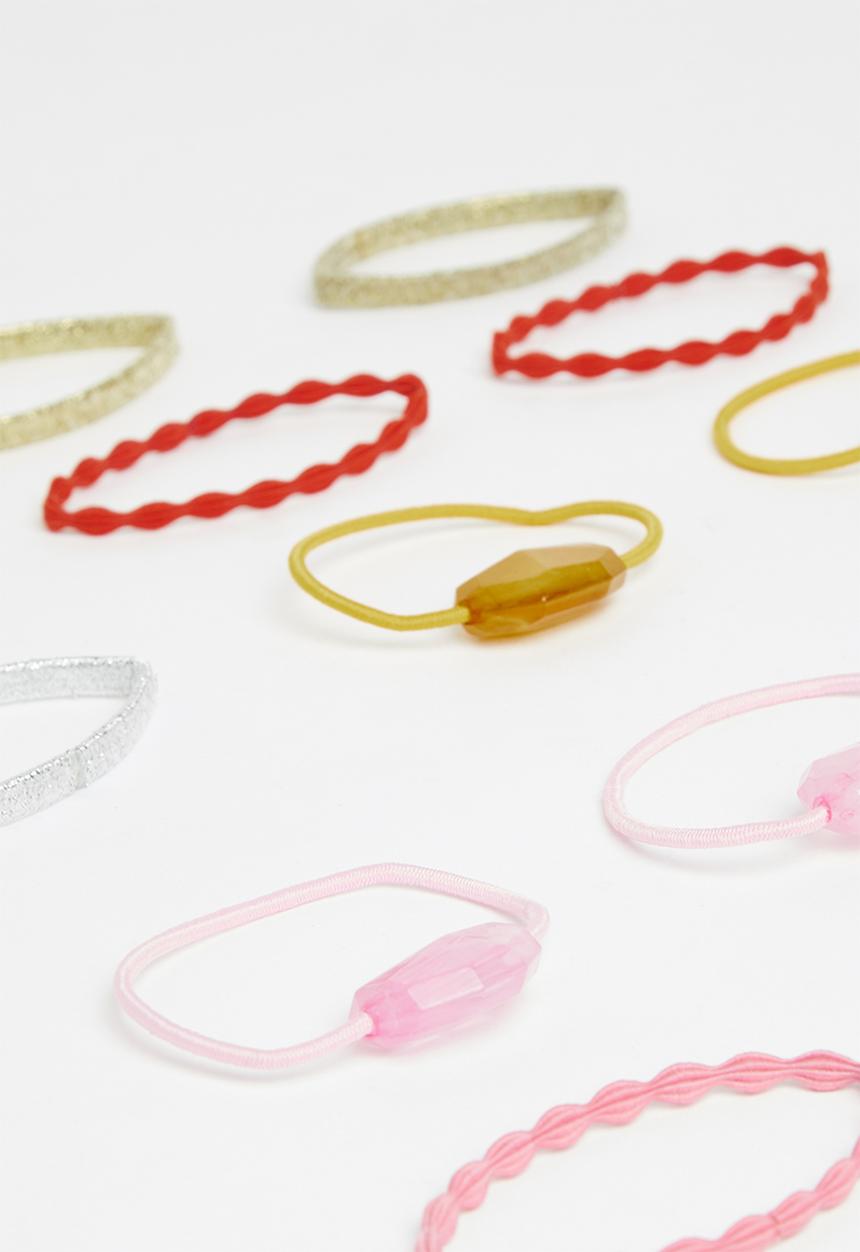 Cotton On - Hannah hair tie packs - multi