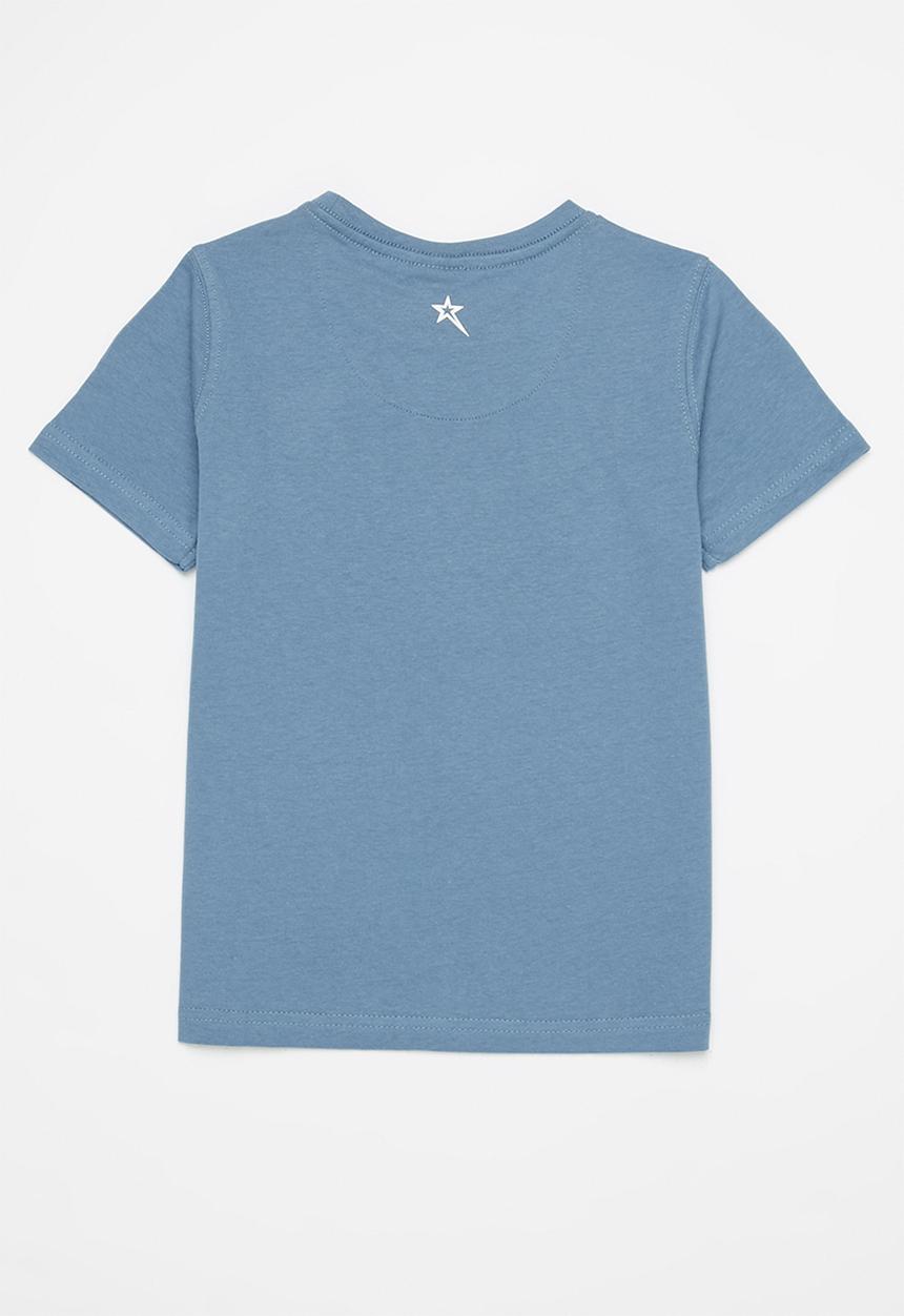SOVIET - B floyd boys short sleeve logo tee - airforce