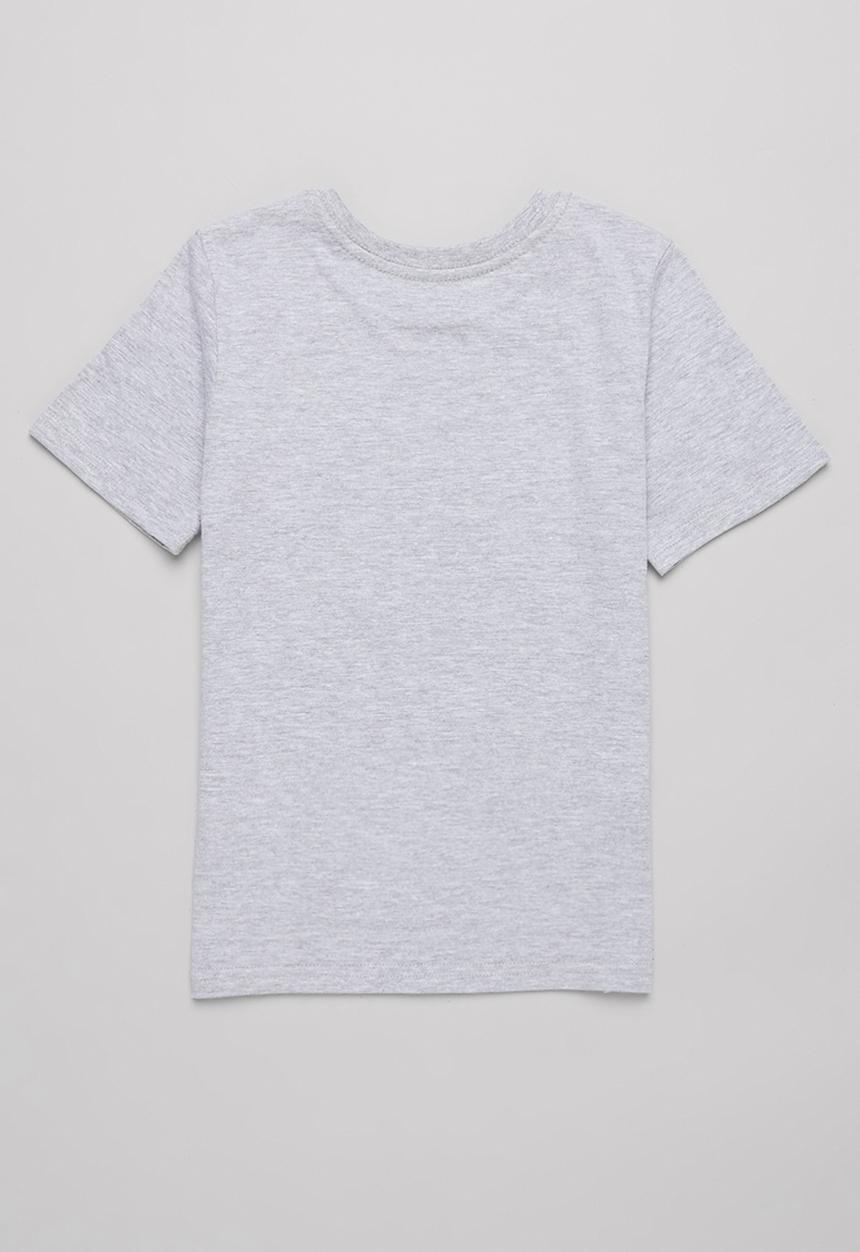 Pop Candy - Boys 2 pack graphic short sleeve T-shirt - white & grey